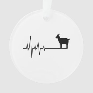 Goat Heartbeat Ornament