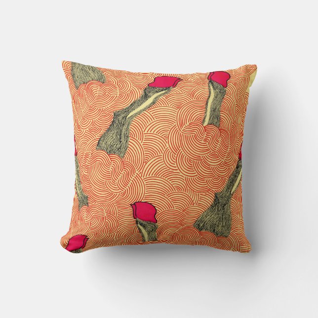 goat hoof throw pillow (Front)