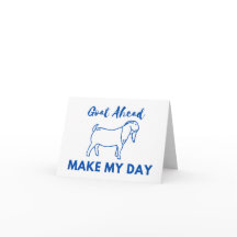 Goat Humour: Go(at) Ahead, Make My Day 