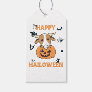 Goat In Pumpkin Cute Goats Happy Halloween Gift Ta Tags
