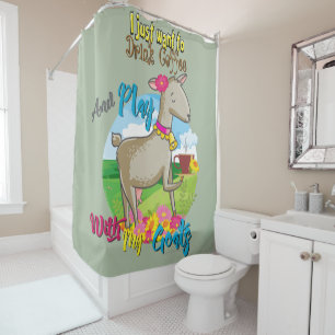 GOAT   Just Want to Drink Coffee Play With Goats