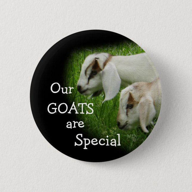 Goat Kids pin-personalize 2 Inch Round Button (Front)