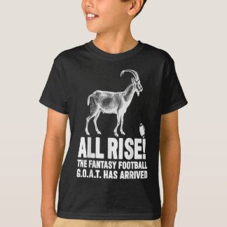 Goat league champion fantasy football T-Shirt