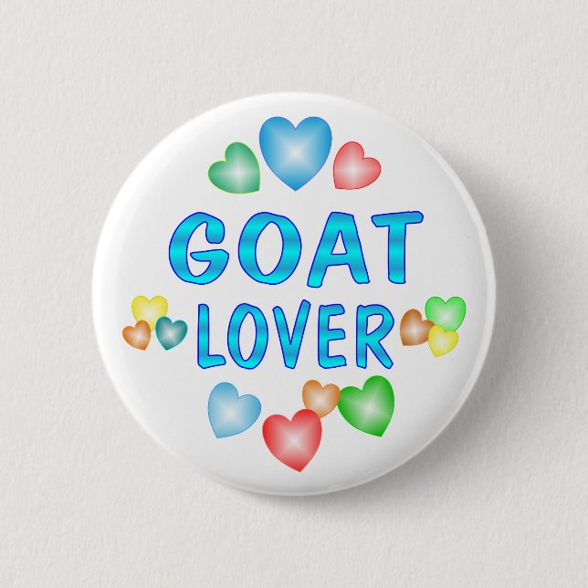 GOAT LOVER 2 INCH ROUND BUTTON (Front)