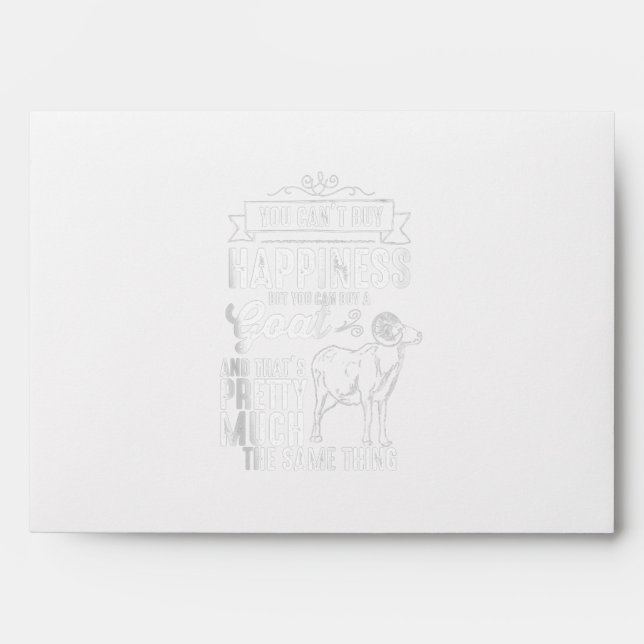 Goat Lover Goat Gift Envelope (Front)