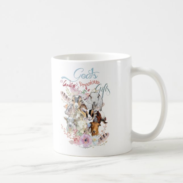 GOAT LOVER | God's Precious Gifts GetYerGoat™ Coffee Mug (Right)