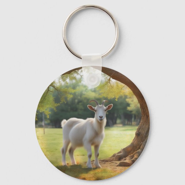 Goat Lover Keychain (Front)