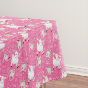 GOAT Lover   Too Many Goats GetYerGoat™ Tablecloth