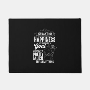 Goat Lover You Cant Buy Happiness Doormat