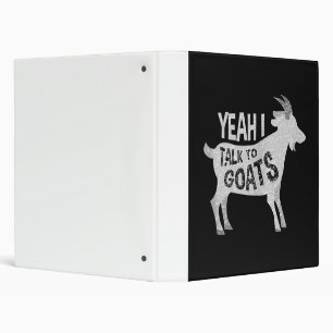 Goat Lovers Goat Joke Gift Binder