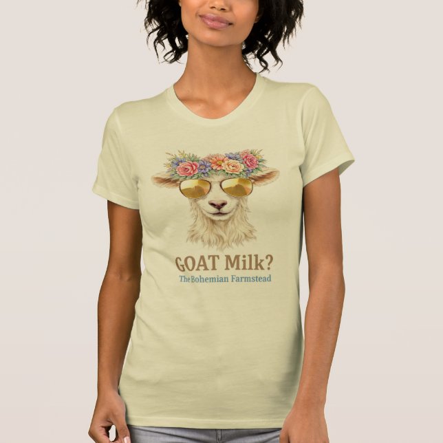 GOAT Milk? Farmstead Womens' Tee (Front)