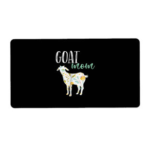 Goat Mom Floral Pet Goat Owner