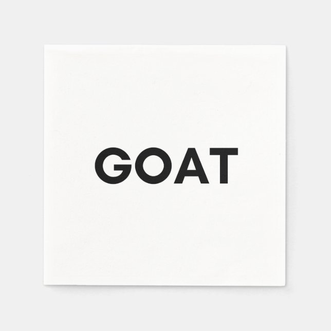 goat napkin (Front)