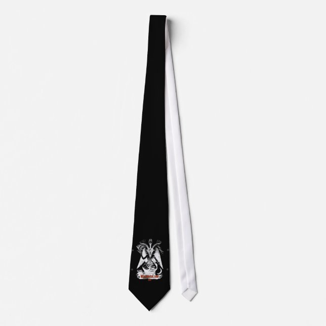 Goat of Mendes Black Neck Tie (Front)
