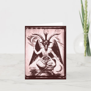 Goat Of Mendes (Old Style) Card