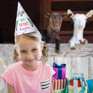 Goat Personalized Birthday Party Hat