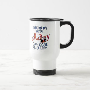 Goat Pet Farm Animal Crazy Wife Goat Dad Husband Travel Mug