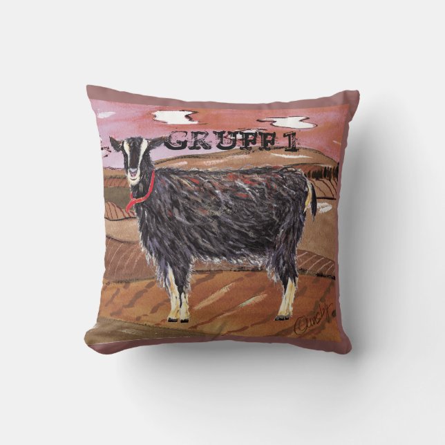 Goat pillow (Front)