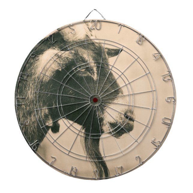 Goat Profile Dartboard (Front)