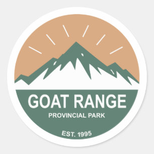 Goat Range Provincial Park Classic Round Sticker