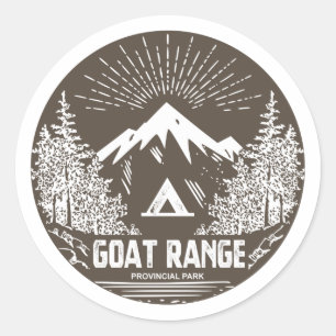 Goat Range Provincial Park Classic Round Sticker