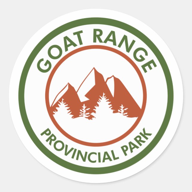 Goat Range Provincial Park Classic Round Sticker (Front)