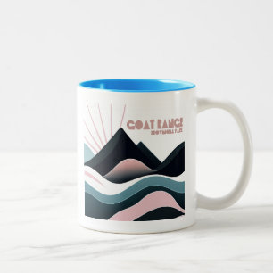 Goat Range Provincial Park Coloured Hills Two-Tone Coffee Mug