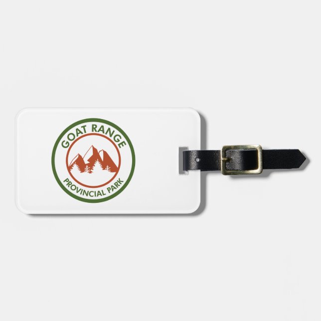 Goat Range Provincial Park Luggage Tag (Front Horizontal)