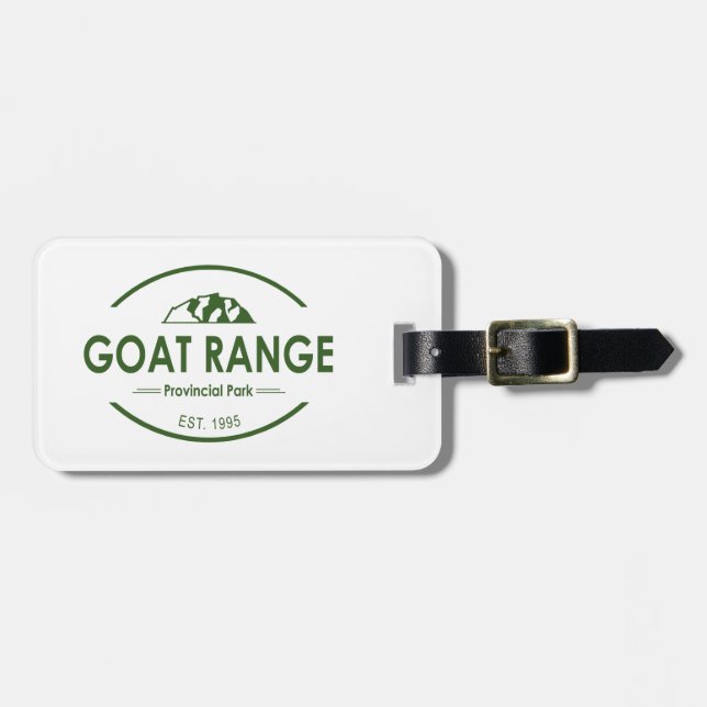 Goat Range Provincial Park Luggage Tag (Front Horizontal)