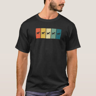 Goat Retro Sunset Farmer Farming T-Shirt