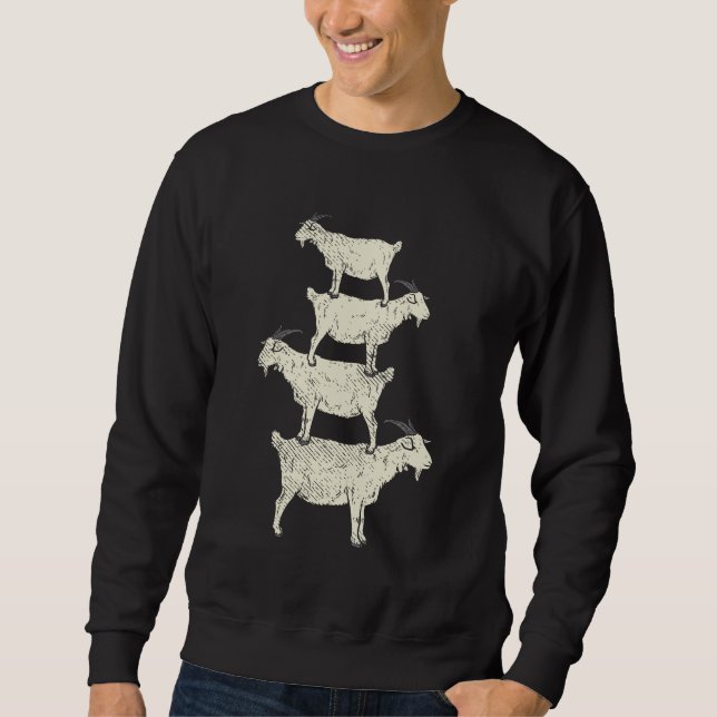Goat Retro Sweatshirt (Front)