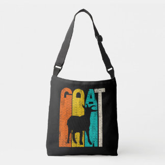 Goat Retro Vintage Classic Goat Lover Crossbody Bag