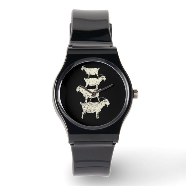 Goat Retro  Watch (Front)