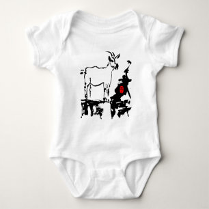 Goat rocks Vietnamese Chinese Year Zodiac Bodysuit