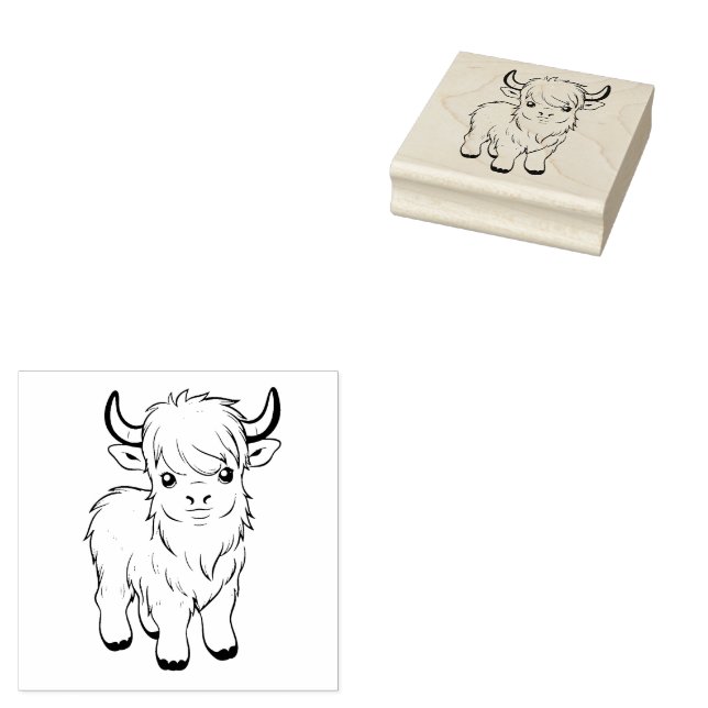Goat Rubber Stamp (Stamped)