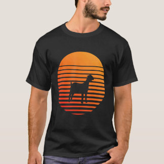 Goat Shadow Silhouette In Front Of A Sun T-Shirt