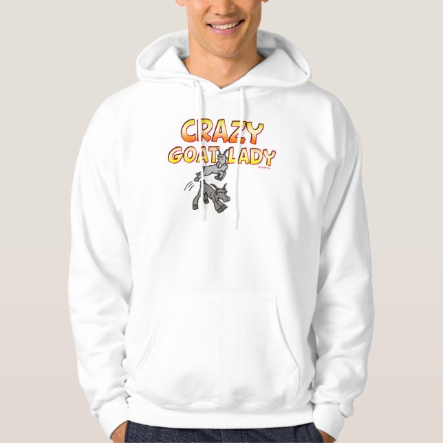 Goat shirt Crazy Goat Lady 6 (Front)