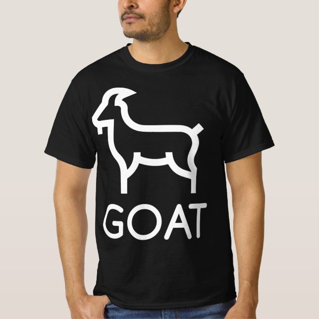 GOAT shirt - greatest of all time (Front)
