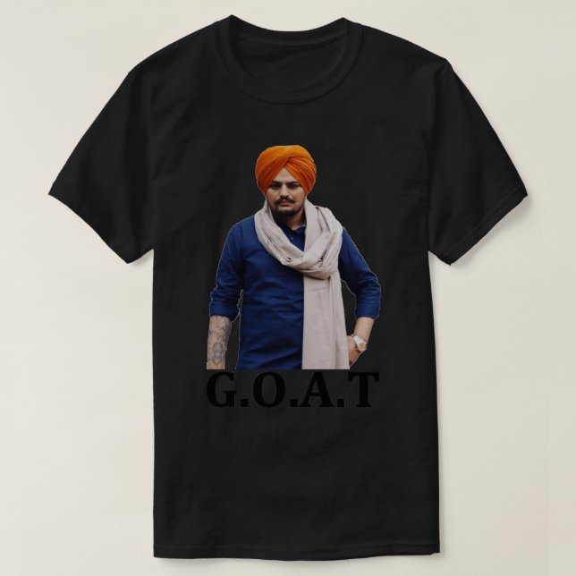 Goat Sidhu Moose Wala Sticker.png T-Shirt (Design Front)