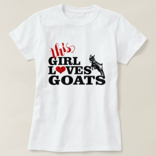 GOAT This Girl Loves Goats Pygmy Baby T-Shirt