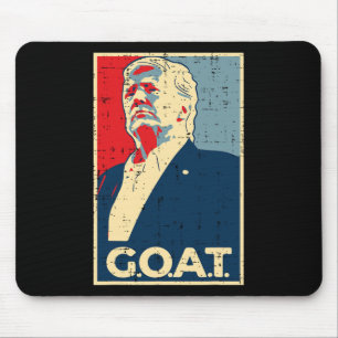 Goat Trump Poster 2024  Mouse Pad