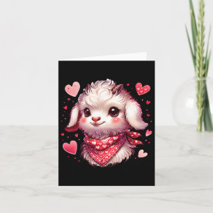 Goat Valentine Hearts  Card