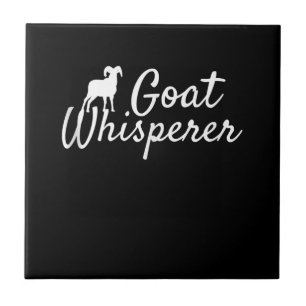Goat Whisperer Cute Goat Lover Farm Animal Farming Tile