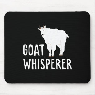 Goat Whisperer Funny Goat Farm Tshirt Pet Goat Mouse Pad