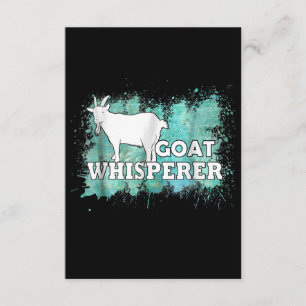 Goat Whisperer Goats Farmer Enclosure Card