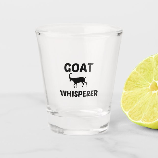 GOAT WHISPERER SHOT GLASS (Front)