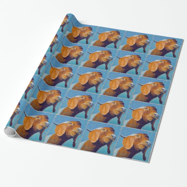 Goat Wrapping Paper (Unrolled)