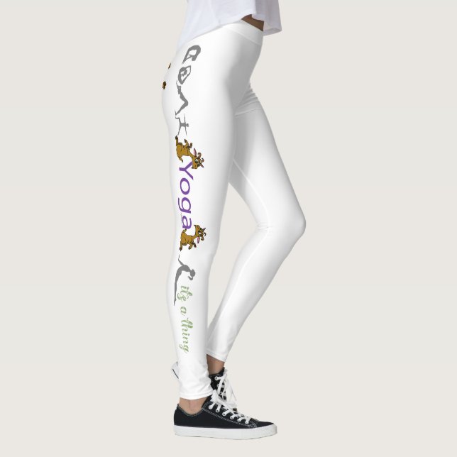 GOAT YOGA | It's a Thing | GetYerGoat™ Original Leggings (Right)