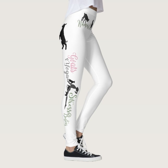 GOAT YOGA | Stress Busters | GetYerGoat™ Original Leggings (Right)