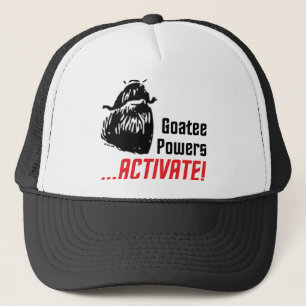 Goatee Powers Trucker Hat
